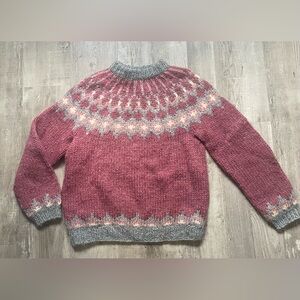 Alva Knit 100% Wool Sweater made in Iceland